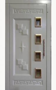 درب آسانسور لولایی طرح ستاره